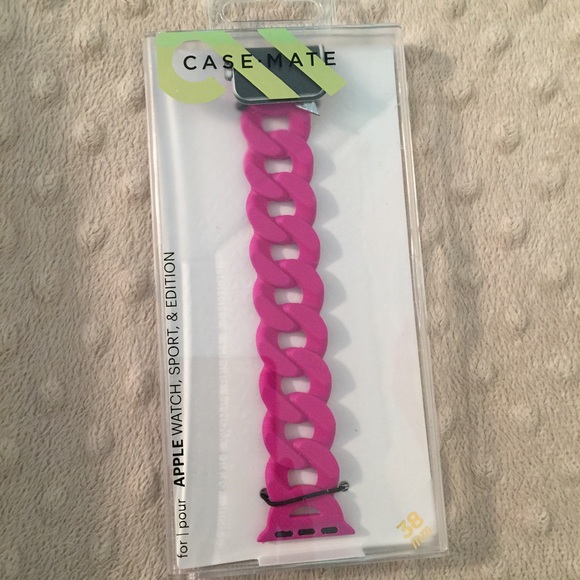 Case Mate Turnlock Pink Apple Watch 38mm Band NIB