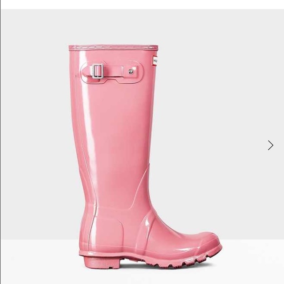 Pink hunter boots!