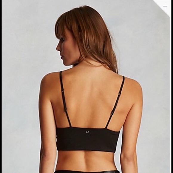 True Religion Leather Bra Top - Picture 3 of 4