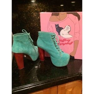 Jeffrey Campbell Lita suede heels💙✨