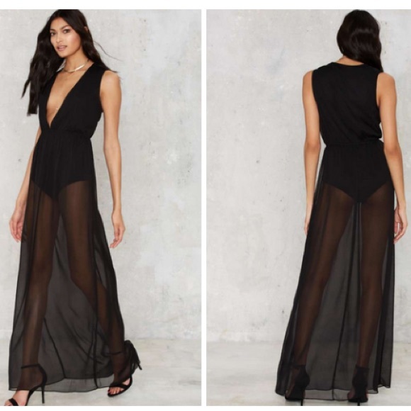 Nasty Gal Chiffon Dress