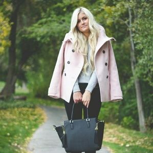 H&M pink coat