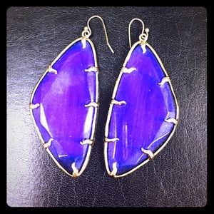 Kendra Scott Cobalt Blue Earrings