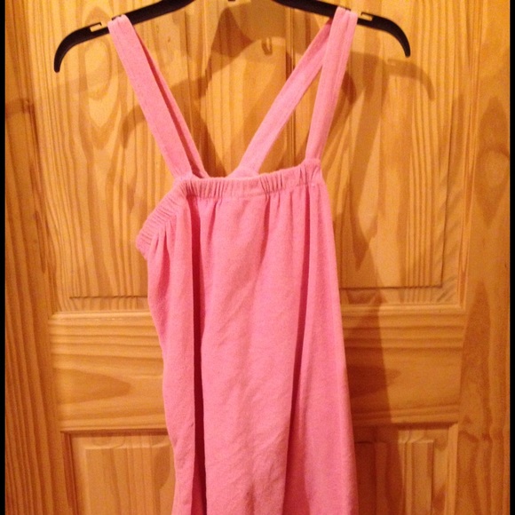Pink coverup.