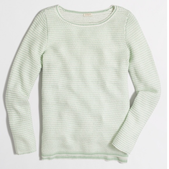 FINAL! J. Crew FACTORY chevron-stitch sweater