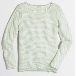 FINAL! J. Crew FACTORY chevron-stitch sweater