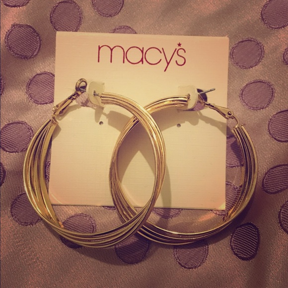 Classy gold hoops