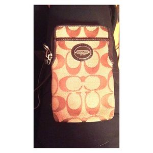 Coach phone holder/wallet