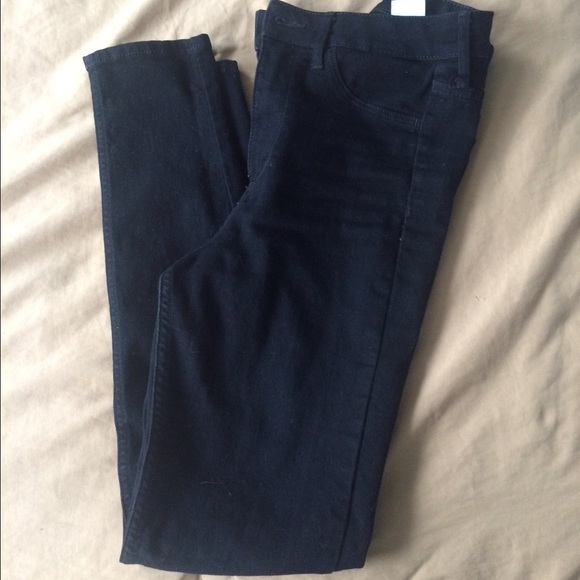 h&m black high waist jeans