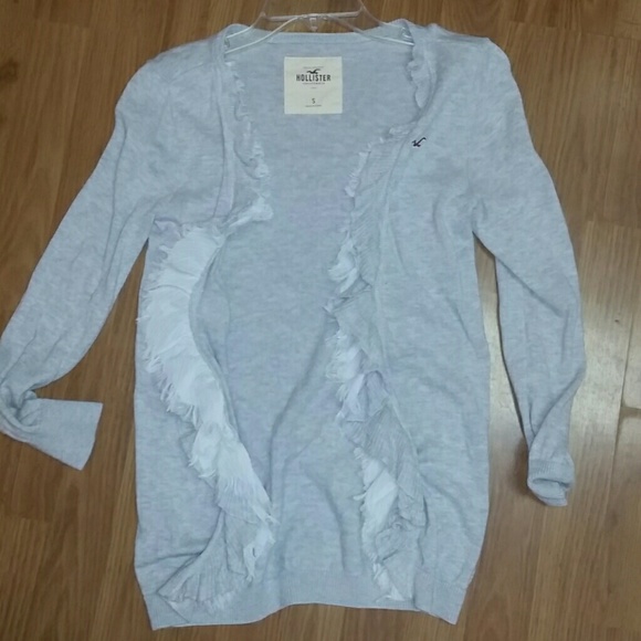 Hollister ruffled cardigan!