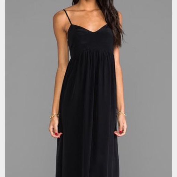 Amanda uprichard silk maxi black