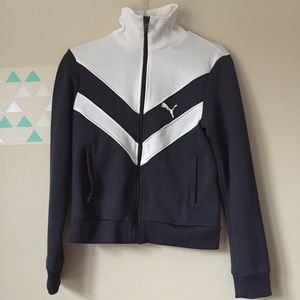 Puma track jacket, size S, women's