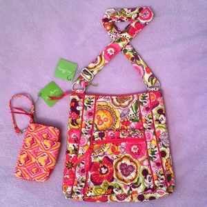 NWT Vera Bradley Disney Hipster & Wristlet