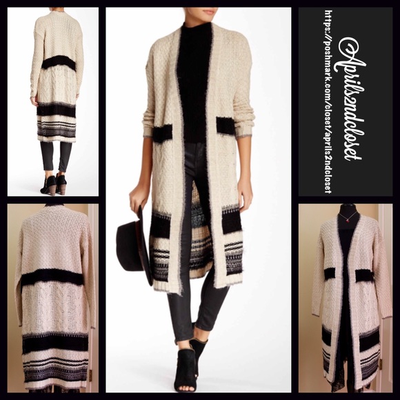 SOLD Cardigan Coat Oversized Boyfriend - Picture 4 of 4