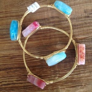 NEW twisted stone bracelets