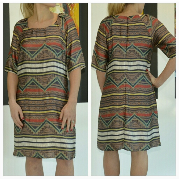 Sold Tribal print dress *Brand New with tag* - Picture 3 of 4