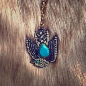 Juicy Couture bird necklace