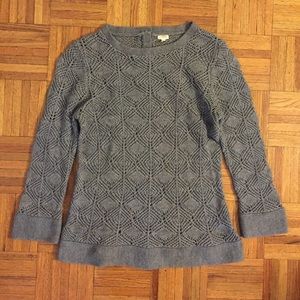 J. Crew Grey Wool Sweater
