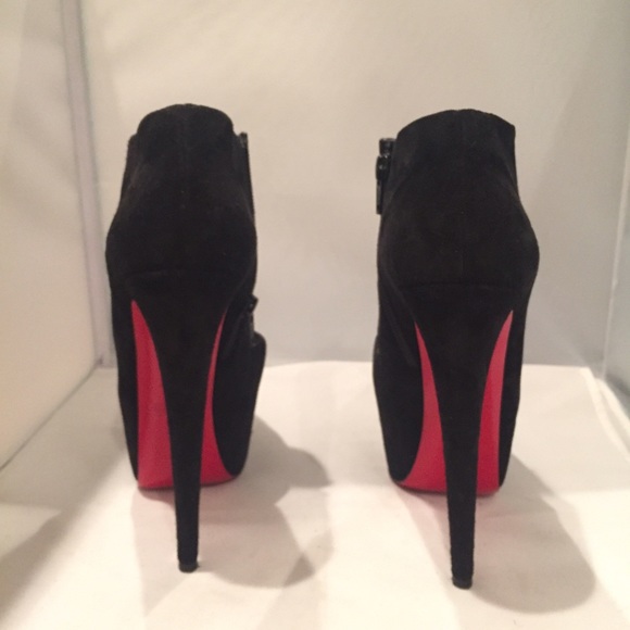 Auth Christian louboutin donue 160 bootie daffodil - Picture 2 of 4