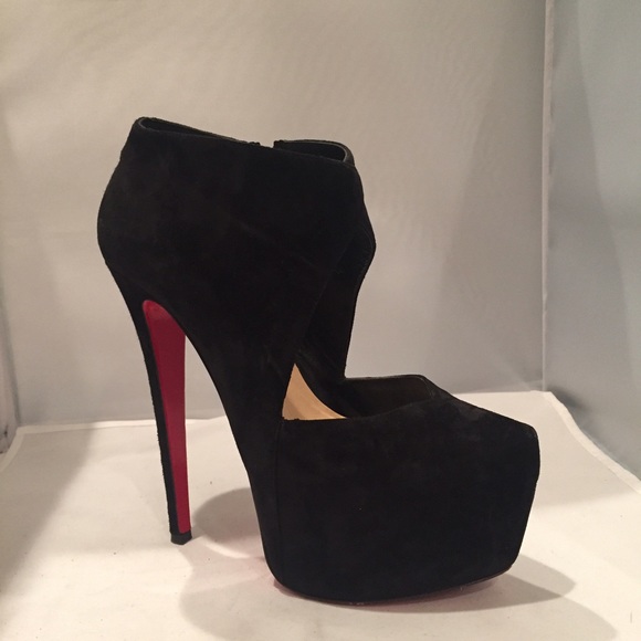 Auth Christian louboutin donue 160 bootie daffodil - Picture 3 of 4