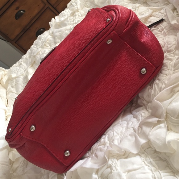 Nine West Red Tote/Satchel - Picture 3 of 4