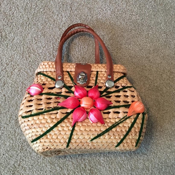 Flower basket bag