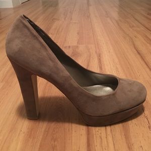 Jessica Simpson Mushroom Suede Heel
