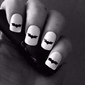 Batman Bat Symbol Nail Art Decals! Made to order