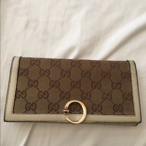 Gucci monogrammed wallet