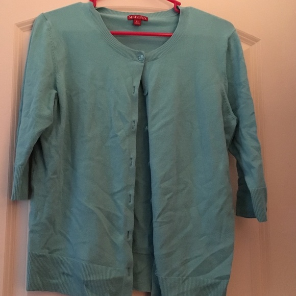 Turquoise cardigan