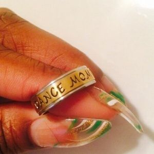 Custom Engraved Ring Dance Mom