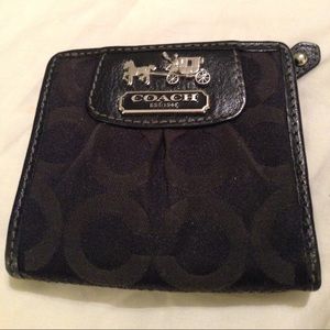 Cute signature coach wallet