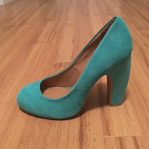 Urban Outfitters Mint Retro Heels