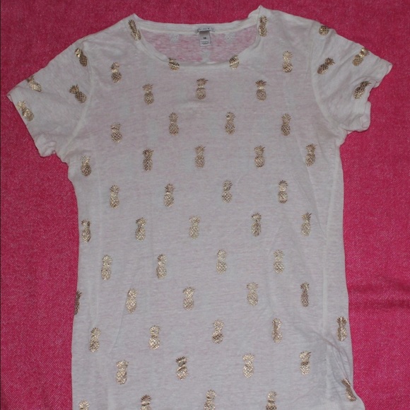 Jcrew Pineapple Tshirt