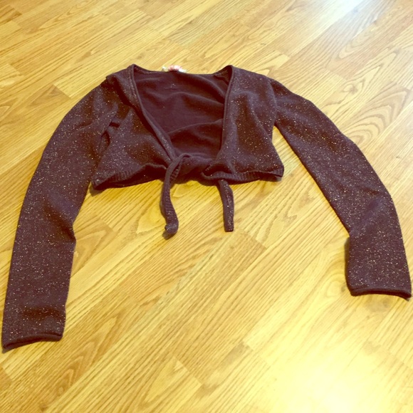 Sparkling brown half top