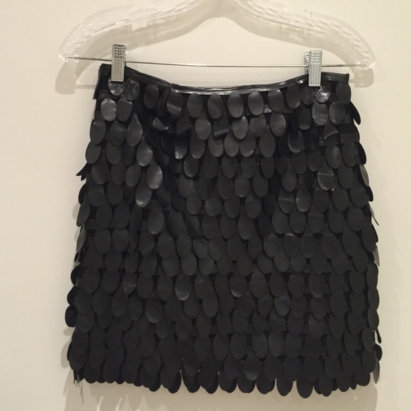 Pleather Fish Scale Skirt - Picture 2 of 3