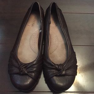 Merona brown flats, size 5 1/2