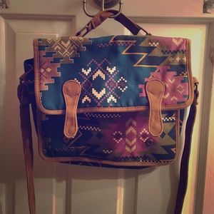 Mossimo Supply Co. Aztec Print Small Satchel