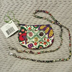 Vera Bradley Clip Zip ID (NWT) and Lanyard (NWOT)