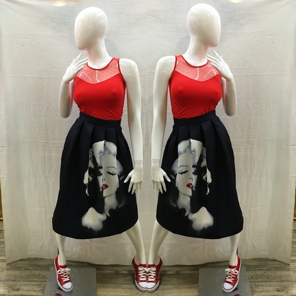 Marilyn skirt and  you select 1 top  all colors