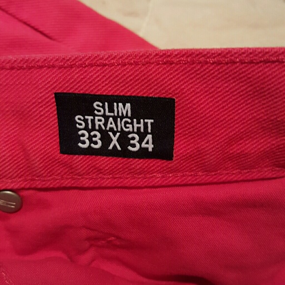 Mens Tommy hilfiger red jeans - Picture 2 of 2