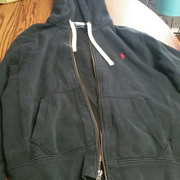 Mens Polo Hoodia Sweat Jacket