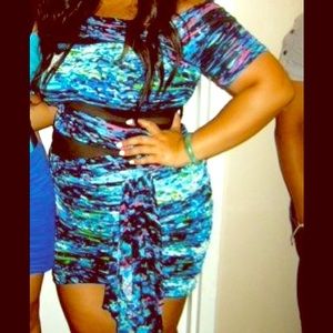 BCBGMAXAZRIA RUNWAY Mini Party Dress