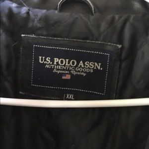 Men's leather jacket from Polo