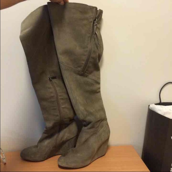 Dolce Vita wedge over-the-knee boots