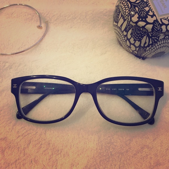 Authentic black Chanel glasses frames