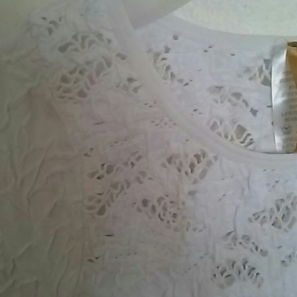 White grunge stretch t shirt - Picture 2 of 3