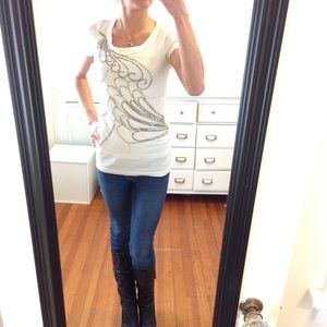 Special Embellished Causal Top