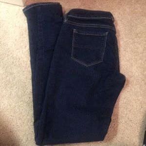 Barley worn skinny jeans