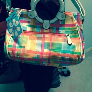 Rosetta plaid bag